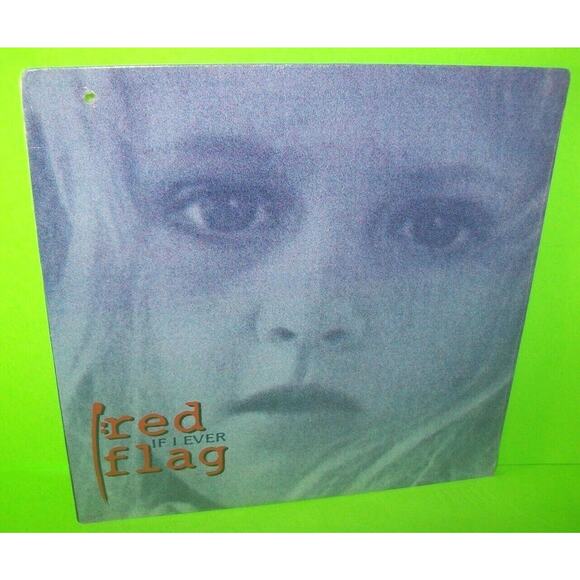 Red Flag If I Ever Vinyl 12" EP Record 1989 Sealed Synth-Pop New Wave Darkwave - Picture 1 of 3